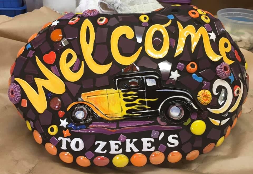 Personalized Welcome rocks